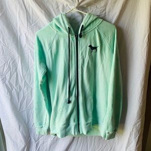 Pink full zip hoodie